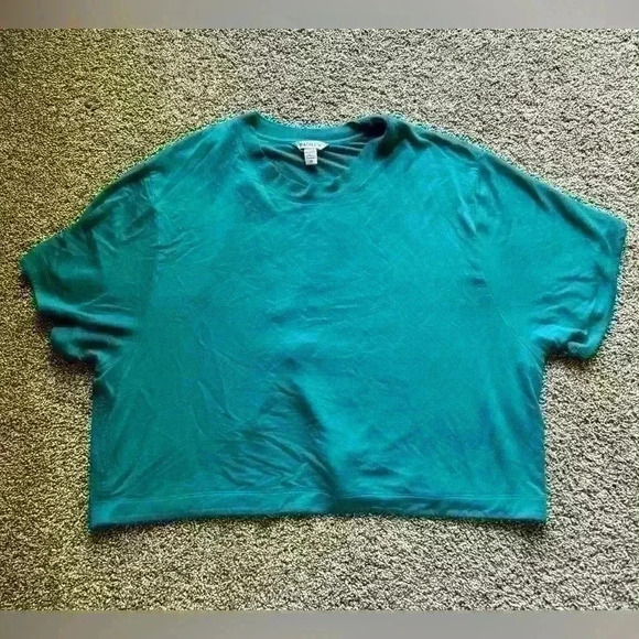 Athleta Bliss Crop Top Cross Back Sweatshirt Size 1X - Picture 1 of 4